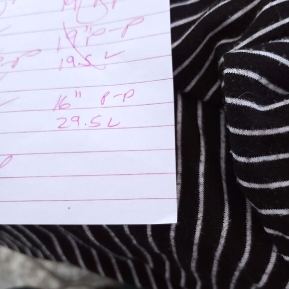 WETSEAL BLACK & WHITE STRIPE DRESS SZ.M GUC - Picture 7 of 7